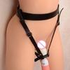 Chastity Belt Device PU bőr nadrág Női Bondage korlátozások Szexi fehérnemű