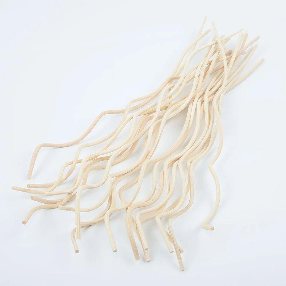 20Pcs Home Fragrance Diffuser Stick Reed Fragrance Replacement Refill Sticks Air Freshener Rattan
