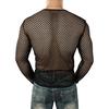 Men's Summer Casual Muscle Pullover Short Sleeves Mesh Shirt Top Blouse
