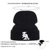 Gothic Letter Embroidered Knitted Hat Fashion Street Hip Hop Men Hats Autumn and Winter Outdoor Cold Cap Wool Caps