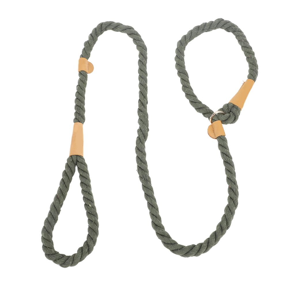 Dog Training Leash Tear Resistant Elastic Adjustable Cotton Rope Dog Leash for Large Dogs Walking Training 5.6ft Dark