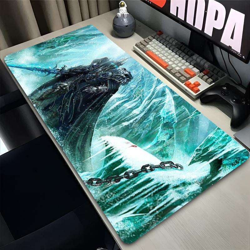 XXL Gaming Accessories Gamer Keyboard Desk Mat NonSlip World of Warcraft Lich King Laptop Notebook Mousepad X Mouse Mats