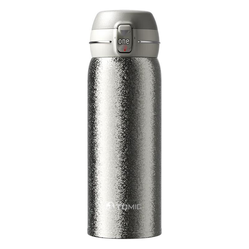 TOMIC Pure Titanium Pop-Up Lid Vacuum Flask