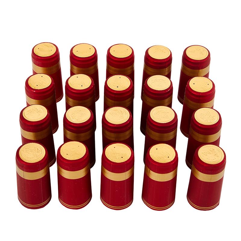 20Pcs Wein Schrumpf Kapseln Dichtung Wein Flasche Heizung Schrumpf Kappe