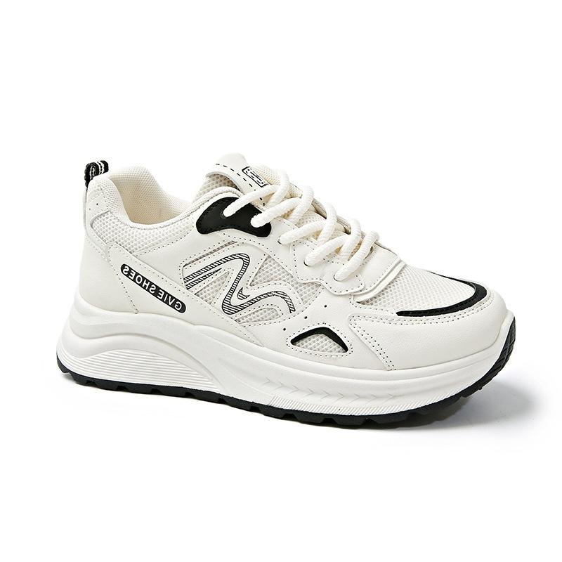 Sneakers 22 new spring and autumn thick-soled dad shoes show feet small soft-soled casual shoes hongjie 35