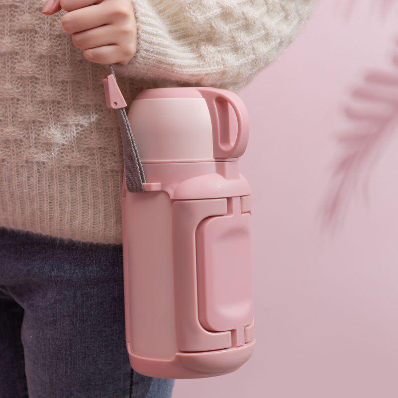 Large Capacity Thermos Cup 316 Stainless Steel Water Bottle for Home Use, Portable for Babies, Travel for Moms, Warm Water Bottle