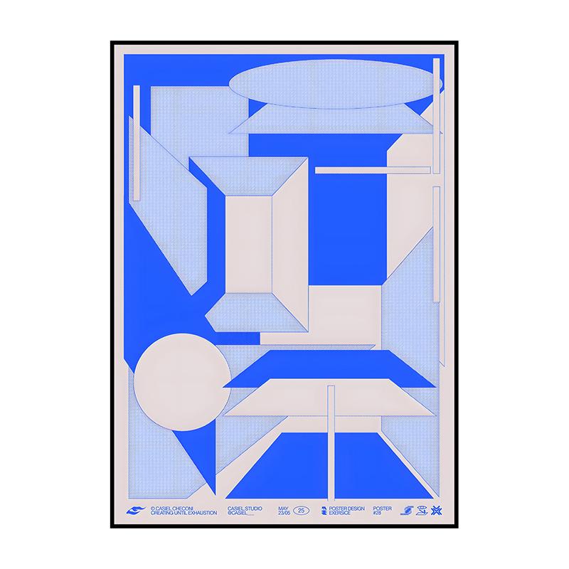 Vintage Abstract Classic Canvas Poster Retro Extreme Art Canvas Painting Print Wall Art Picture for Living Room Home Decoration