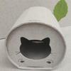 Wear-Resistant Foldable Stump Cat Bed & Claw Tunnel - Non-Stick Hair, Multifunctional Semi-Enclosed Hiding Spot