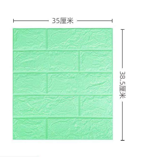 10Pcs 3D Tile Brick Wall Sticker Self-adhesive Waterproof Foam Panel Wallpaper For Apartment  Kitchen Bedroom Lliving