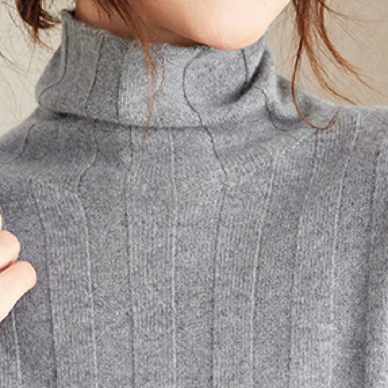 Srcr Women's Cashmere Blend Turtleneck Sweater