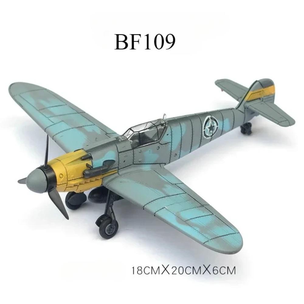 1/48 WWII Americký Corsair Mustang Britský Spitfire Hurricane Německý BF109 Stíhací letoun Plastová Sestavitelná Stavebnice Modelu Letadla Hračka