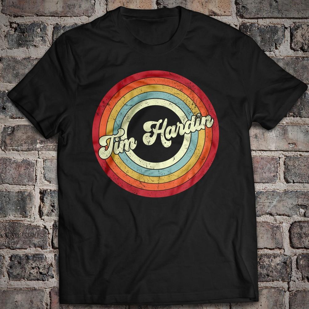 Tim Hardin T-Shirt Bird on a Wire This Is Tim Hardin Painted Head Unforgiven Unisex T-Shirt XL