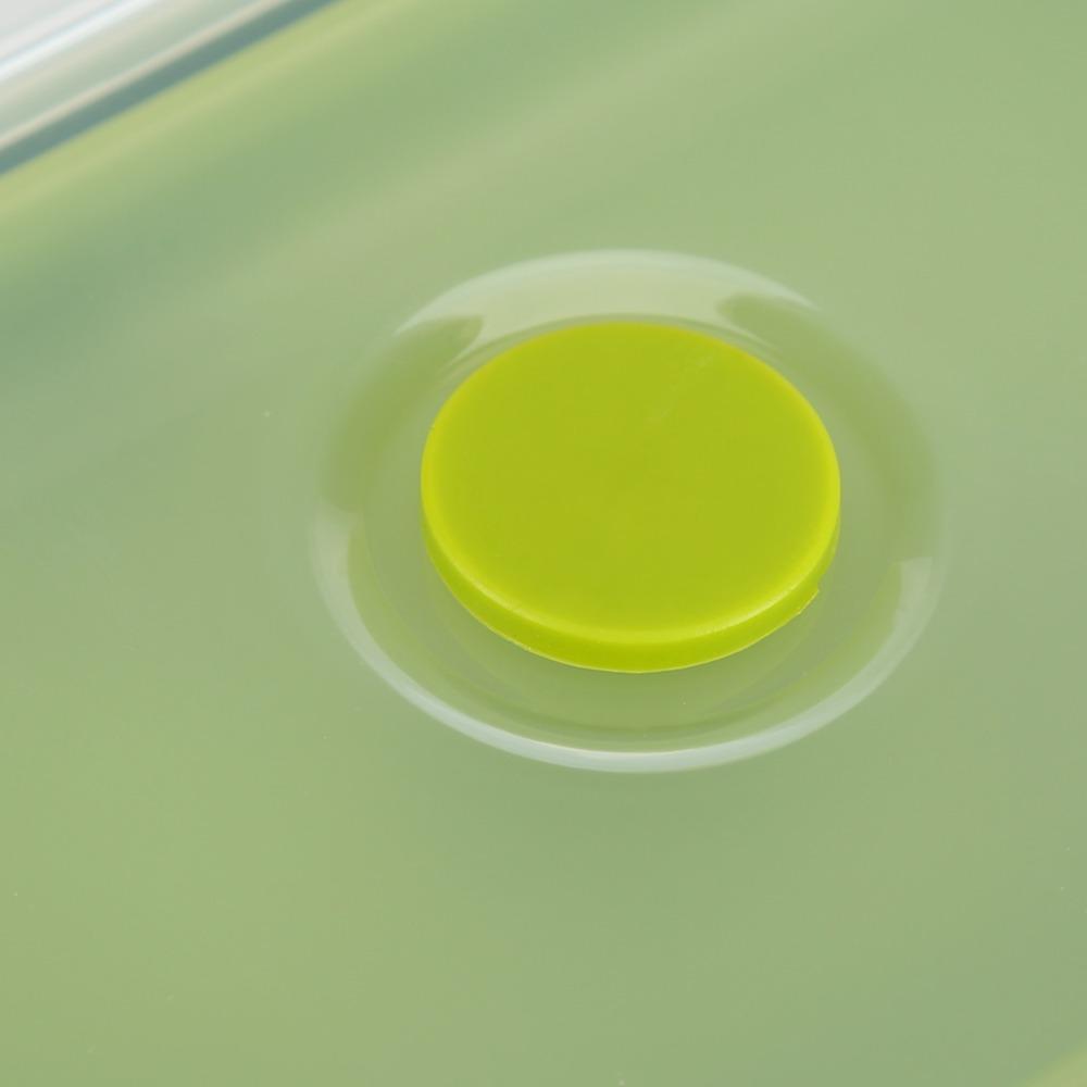 Clip-On Lid Collapsible Lunch Box 800ml Silicone Lunchbox Portable Storage Bowl For Outdoor Travel