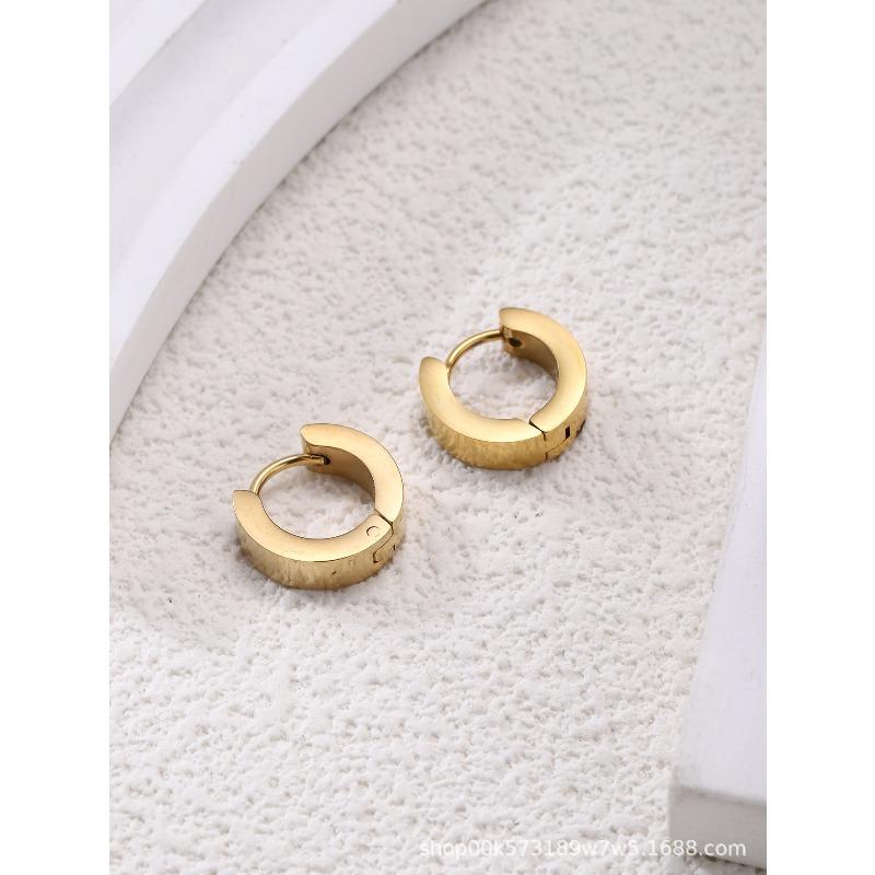 Minimalistischer Trend, Hochwertiger Titanstahl, Exklusive und Raffinierte Minimalistische Ohrringe