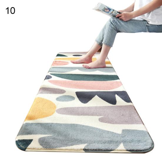 Blatt-Buchstaben-Druck, dicker weicher Teppich, Bodenmatte, Teppich, Kissen, Schlafzimmer-Dekoration