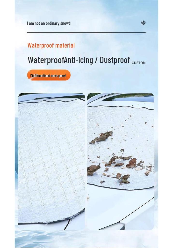 Universal Magnetic Car Snow Shield: Thickened Windshield Cover with Frost, Sun, and Anti-Freezing Protection