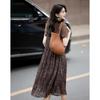 Demana Summer French A-Line T-Shirt Style Faux Two-Piece Dress