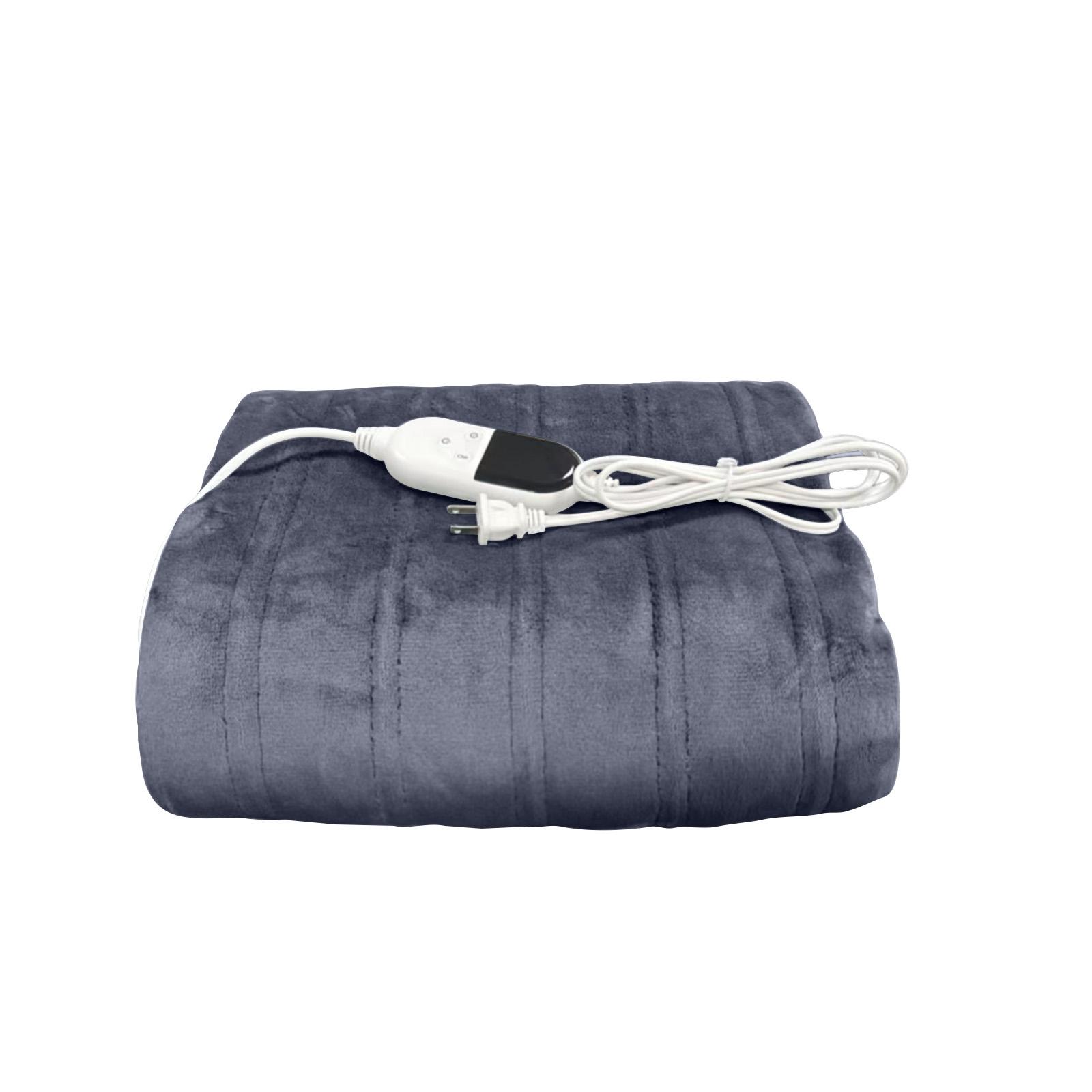 

Electric Blanket With 10 Temperature Settings, Overheat , Flannel/lamb Fleece Material. S