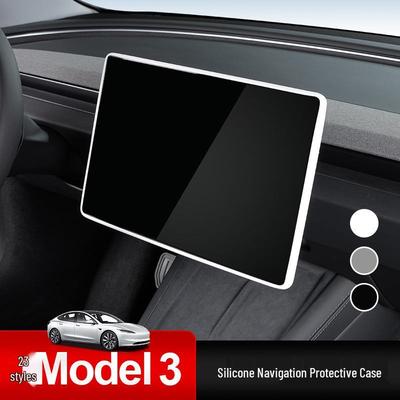 Tesla Model 3 '23 Mittelkonsole Anti-Kollisions-Silikonrahmen