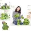 Turtle Plush Toy With Big Eyes Soft Stuffed Animal Pp Cotton For Kids Gift
