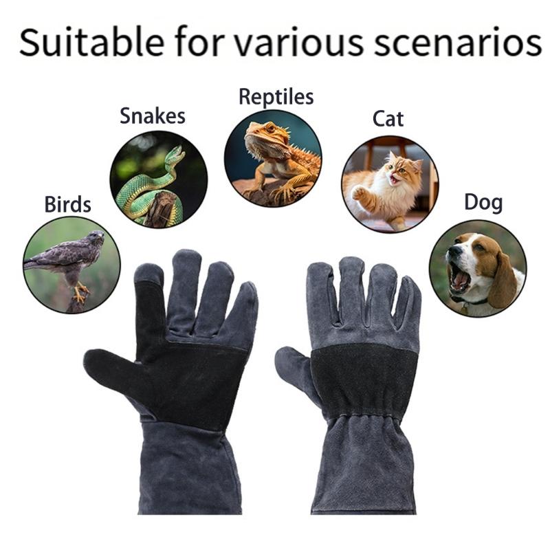 Thickened Gloves For Dog Cats Bird Prevention With Enhancing Grip And Flexibility
