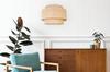 Hanging Lamp, Ceiling Chandelier, Lampshade, Boho Juta
