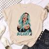 Singer Printed T-Shirt Fashion Trend Short Sleeve Cotton T-Shirt