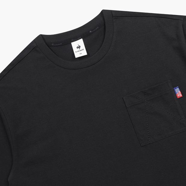 LECOQ Pocket Short Sleeve Tee - Black (Qq223Lrs41)