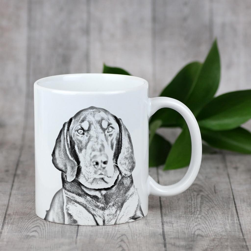 Black and Tan Coonhound I - Cup with a Dog, Personalized Cup with a Print, a Classic Gift for Everyone from the Art-Dog Brand
