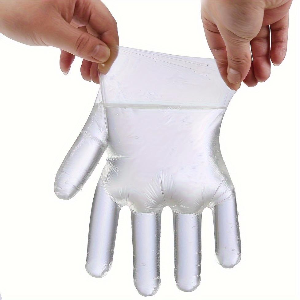 100 Stück Einweg-Plastikhandschuhe - Ideal zum Kochen, zur Essenszubereitung, für den Küchengebrauch, Grillen, Reinigen, Restaurant ZSY