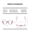 Kansept Classic Square Anti Blue Light Blocking Reading Glasses Women Prescription Glasses Computer Eyeglasses Glasses-3 #2057