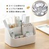 JFAN Simplified Chinese Desk Remote Control Cosmetic Small Item Pen Removable Multifunctional Desktop Storage White Organizer, Rack, Storage, Holder,