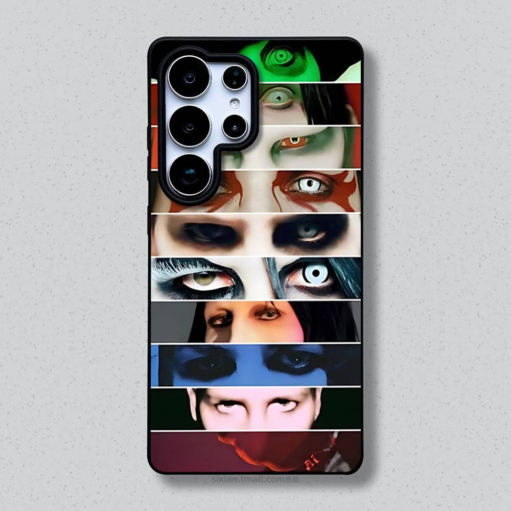

M-Marilyn M-Manson Phone Case For Samsung A 73,72,71,53,52,51,41,40,30,22,21,13,12,Note 20,10,9 Ultra Pro 5G Soft SamsungNote20
