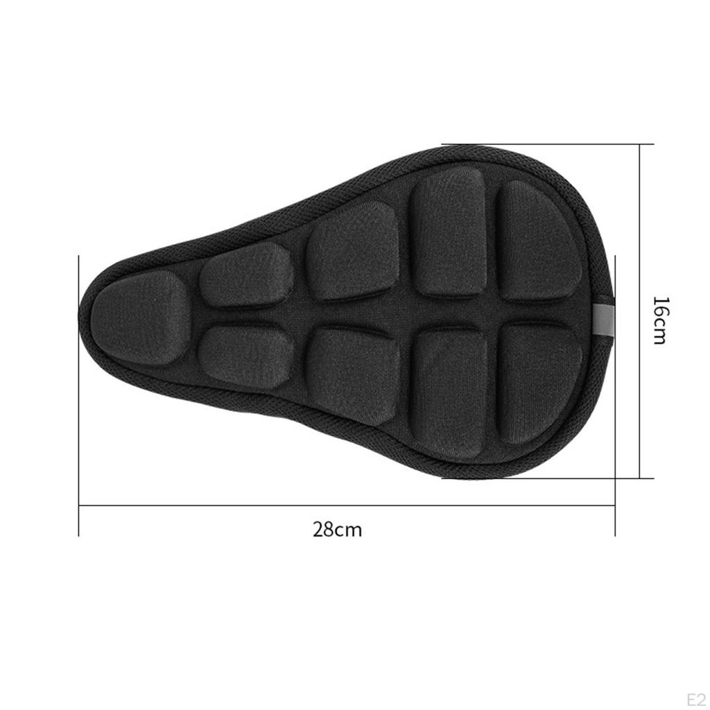 Bicycle Cushion, Bike Saddle, Shock Absorber Non Slip Breathable Seat Cover for
