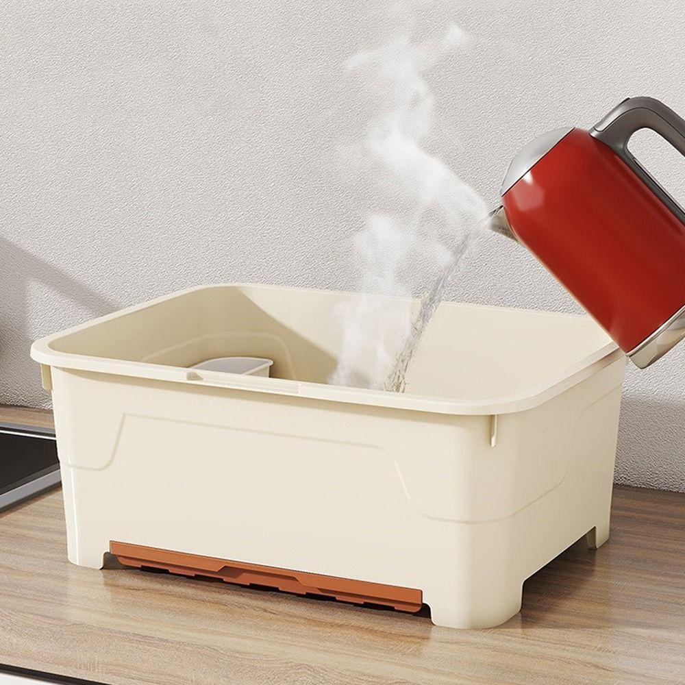 Sealed Tableware Storage Box With Lid Drainage Tray Cutlery Storage Box For Plates Bowls