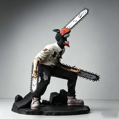 Chainsaw Man Denji Anime Figure Denjipower Action Figure Chainsaw Man Denji Figurine Adult Collectible Model Doll Toy