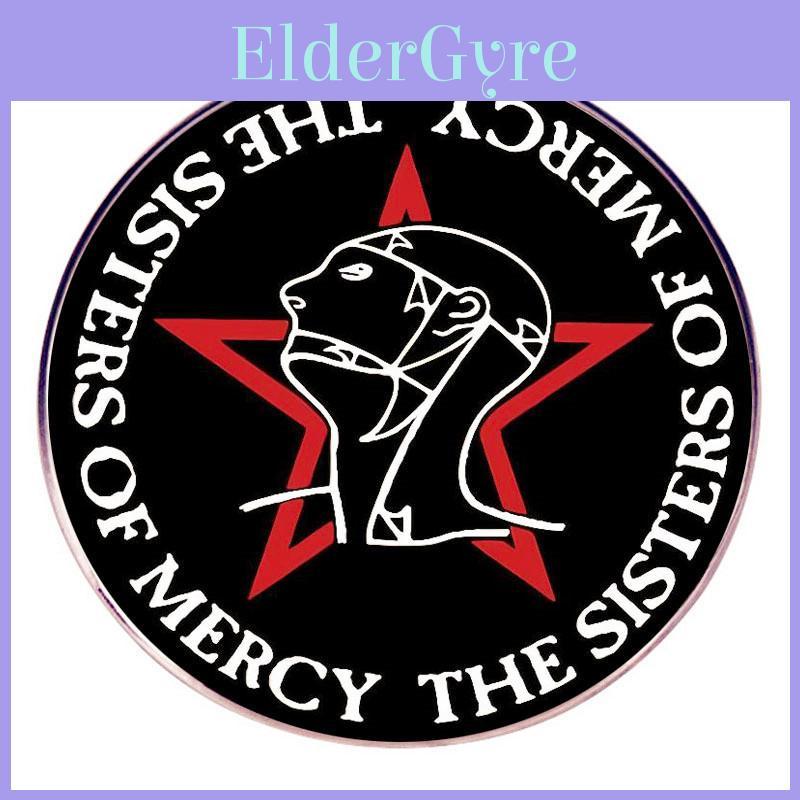 Épinglette Superbe Sisters Of Mercy Broche Groupe de Rock Badge en Alliage Métallique Pour Amateurs de Musique