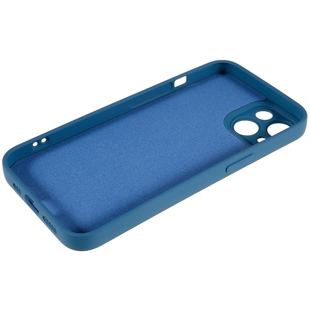 For iPhone 15 Cell Phone Case Solid Color Anti-scratch 2.0mm TPU Protection Cover