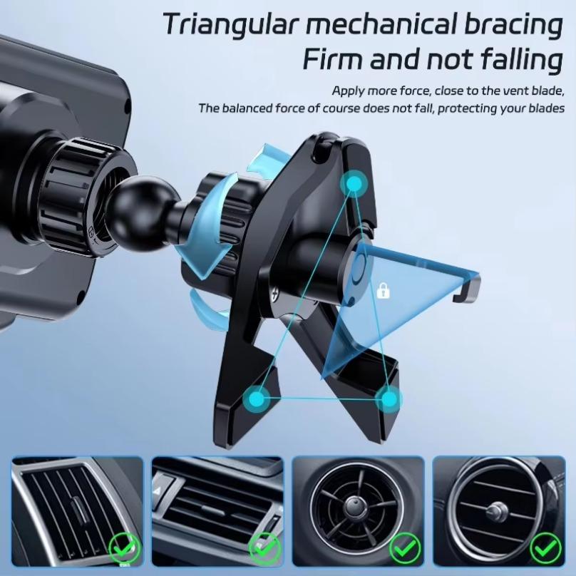 Fold Screen Car Fast Wireless Charger Dual Coil Stand For Samsung Galaxy Z Fold 6 5 4 S24 Ultra iPhone 16 15 14 Pro Max Xiaomi