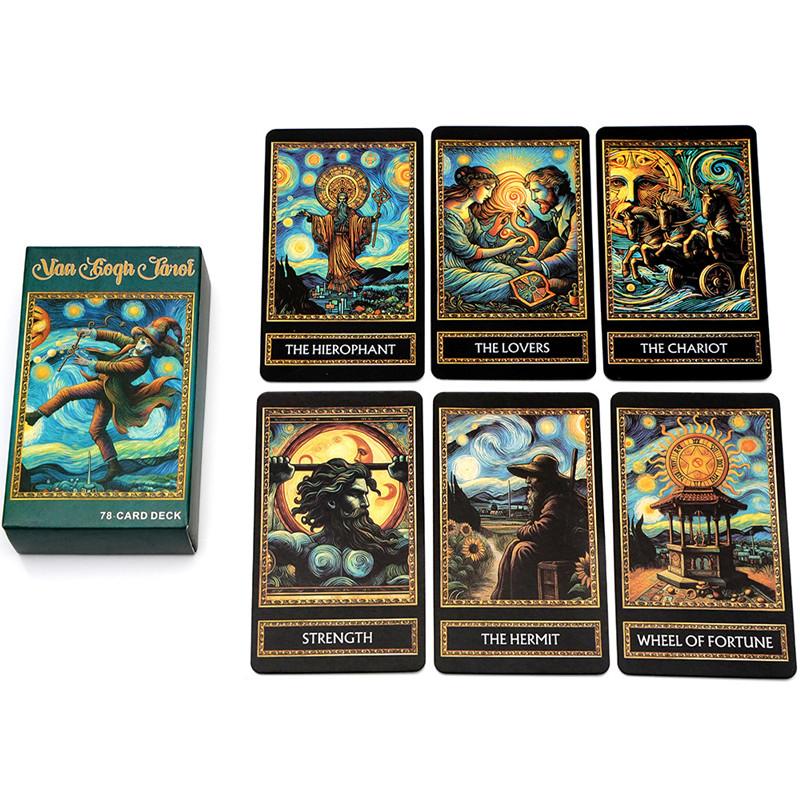 Van Gogh Tarot Deck 78 Tarot Cards 10.3*6cm Illustration Divination Wisdom Oracle Cards