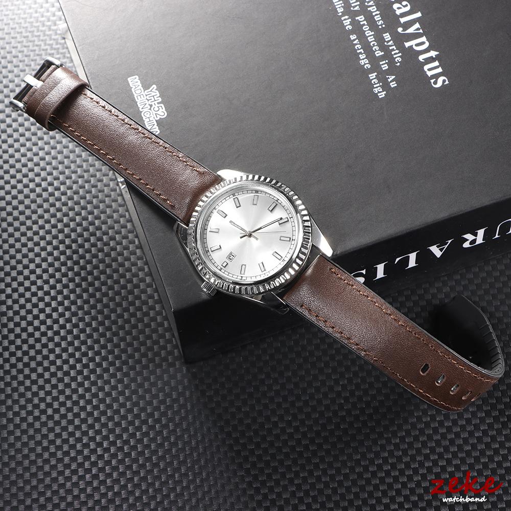 20mm 22mm Strap for Huawei Watch4 4 Pro/Watch 3 Pro Men Women Leather+Silicone Base Waterproof Sport Watch Band Casusl Wristband