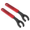 2Pcs Mountain Bike Fixed Gear Bottom Bracket Tool Flywheel Locking Ring Character Wrench
