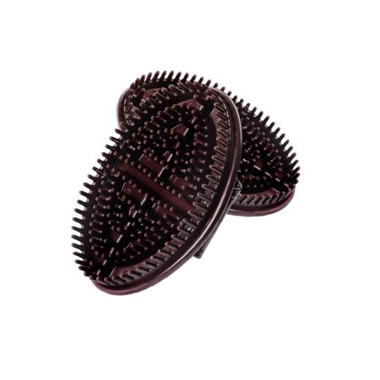 

1/2 шт. Массажная щетка для глубокой стимуляции тканей, эргономичный дизайн, спа-массажная щетка, инструмент для общей релаксации 2pcs B коричневый