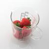 Hario Measuring Cup Wide Heat Resistant Glass with Handle Multi 500ml Made In Japan CMJW-500