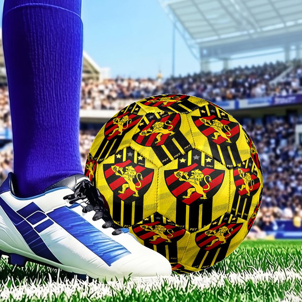 Vfb Fc Crest Printed Size 5 Soccer Balls, Anti-Slip, Protective Football, Outdoor Sport, a Unique Gift Suitable for Him/her, Birthday