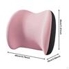 Waist Pillow Back Body Curve Multipurpose Gaming Chair Space Saving Breathable Memory Foam Cushion