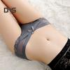 Women's Sexy Panties Lace See Through Underwear Low Rise Thin Mesh Sheer Underpants Breathable Bikini Briefs