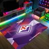 Fiorentina FC Design Crystal Velvet Carpet Cozy Non?Slip Printed Rug For Bedroom Living Room Entrance