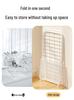 Foldable Balcony Clothes Drying Rack with Storage for Baby Clothes, Socks, and Underwear