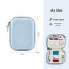 Compact Travel Medicine Organizer Bag - First Aid & Medical Storage for Students, Outings, Business Trips